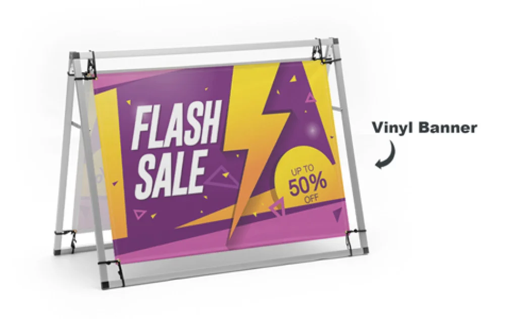 A-Frame Banner Display 8ft