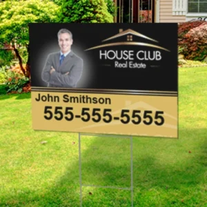 Yard Sign and H-Stake